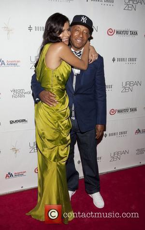 Patricia Velasquez & Russel Simmons The 8th Wayuu Taya Foundation Gala held at Urban Zen at the Stephan Weiss Studio...