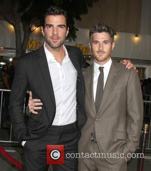 Zachary Quinto and Dave Annable The world premiere of 'What's Your Number?' at the Regency Village Theatre - Arrivals Los...