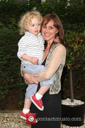 Jill Halfpenny with her son Harvey Book launch for Agatha Relota's Carla & Leo's World of Dance held in conjunction...