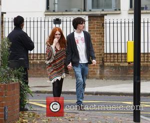 Janet Devlin arrives at 'The X Factor' studios with her boyfriend Brendan Sally ahead of tonight's live results show London,...