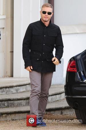 Gary Barlow at the X Factor House England - 19.10.11