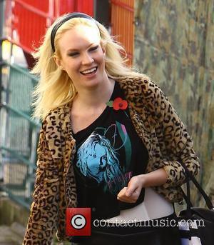 X Factor finalist Kitty Brucknell arriving at rehearsals London, England - 04.11.11