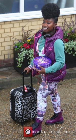 X Factor finalist Misha Bryan arriving at rehearsals London, England - 04.11.11