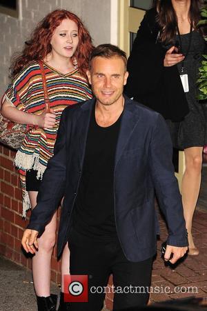 Gary Barlow and Janet Devlin seen outside of X Factor studios after a live show London, England - 30.10.11