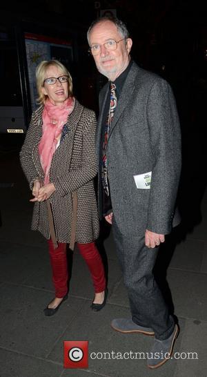 Jim Broadbent  What The Butler Saw after party departures at trhe Waldorf Hilton London, England - 16.05.12