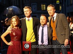 Zoe Tapper, director Nick Murphy, Stephen Graham and Paul Bettany 56th BFI London Film Festival - 'Blood' - Premiere London,...