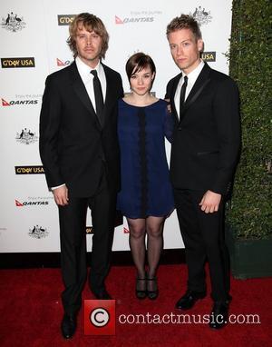 Eric Christian Olsen, RenŽe Felice Smith, and Barrett Foa 9th Annual G'Day USA Gala held at the Grand Ballroom inside...