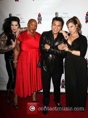 Chyna, Frenchie Davis, Christian Moralde, Lisa Ann Walter 2012 Black & Gold Gala held at The L.A. Studio Center Los...