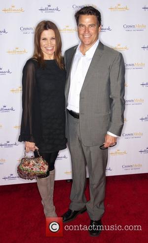 Ted McGinley and his wife Hallmark Channel's Winter 2012 TCA Press Tour Evening Gala at Tournament House - Arrivals Los...