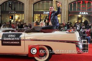 2012 Hollywood Christmas Parade Benefiting Marine Toys For Tots - Show  Featuring: Eric Garcetti
Where: Los Angeles, California, United States...