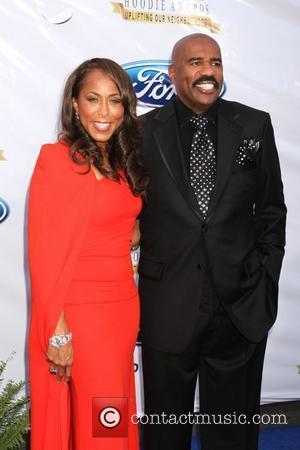 Steve Harvey, Marjorie Harvey The 10th Annual Ford Hoodie Awards at MGM Grand Garden Arena - Arrivals  Las Vegas,...