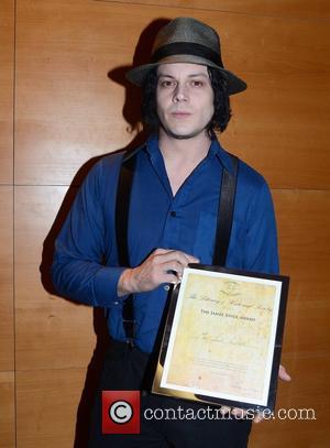 Jack White is presented with the James Joyce Award by the Literary and Historical Society at University College Dublin Dublin,...