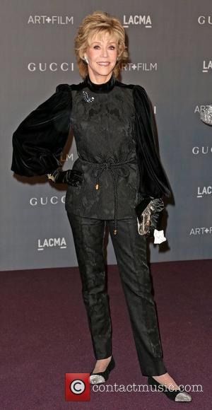 Jane Fonda LACMA 2012 Art + Film Gala Honoring Ed Ruscha and Stanley Kubrick presented by Gucci at LACMA -...