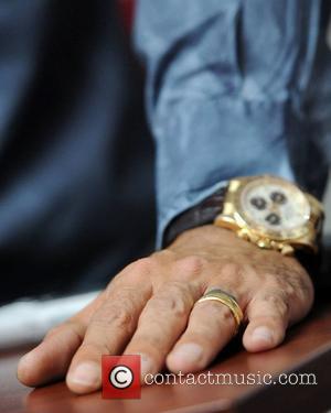 Marc Anthony still wearing his wedding ring, opens Obama For America Campaign Office in Little Havana. Miami, Florida - 02.08.12