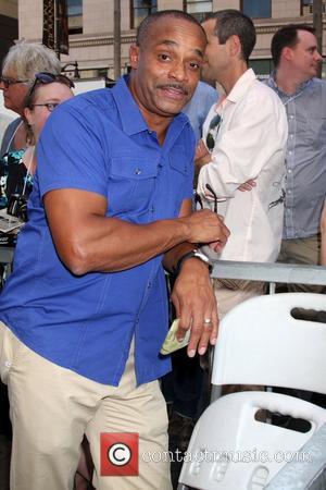 Rocky Carroll  Mark Harmon is honored with a Hollywood Star on the Hollywood Walk of Fame Los Angeles, California...