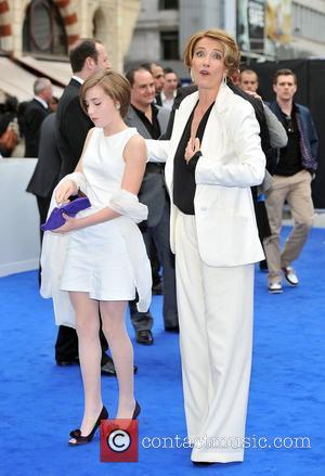 Gaia Romiily and Emma Thompson Men in Black 3 - UK film premiere held at the Odeon Leicester Square -...