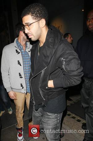 Drake leaving Nobu Berkeley restaurant. London, England - 29.03.12