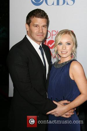 David Boreanaz and Jaime Bergman 2012 People's Choice Awards held at Nokia Theatre L.A. Live - Arrivals Los Angeles, California...