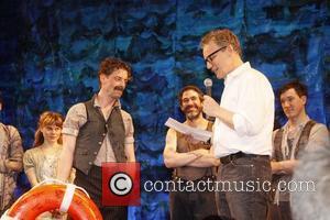 Celia Keenan-Bolger, Christian Borle, Kevin Del Aguila, Rick Elice and Carson Elrod Christian Borle's last performance as Black Stache in...