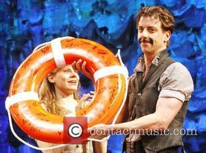 Christian Borle from the TV show Smash with Celia Keenan-Bolger Christian Borle's last performance as Black Stache in the Broadway...