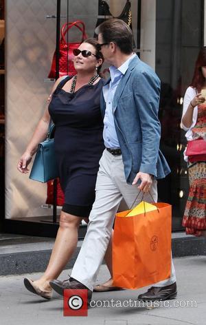 Pierce Brosnan and his wife Keely Shaye Smith take a romantic shopping trip together in Paris Paris, France - 04.08.12