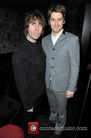 Liam Gallagher; Jesse Wood Rock stars and celebrities attend Liam Gallagher's 'Pretty Green London Collections: Men's Autumn/Winter 2013 Launch' held...