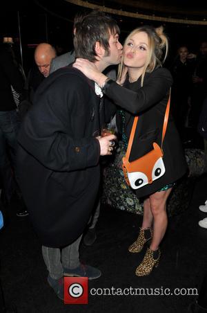 Tom Meighan; Jesse Wood; Fearne Cotton Rock stars and celebrities attend Liam Gallagher's 'Pretty Green London Collections: Men's Autumn/Winter 2013...