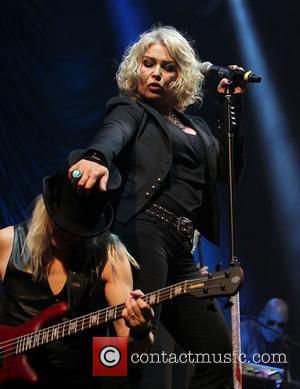 Kim Wilde performing live on stage at QuoFestive at the O2 Arena. London, England - 11.12.11