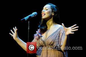 Leona Lewis,  at the Rays of Sunshine Childrens Charity concert at the Royal Albert Hall. London, England - 07.06.12