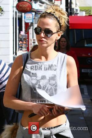 Sarah Harding walking in Primrose Hill London, England - 27.03.12