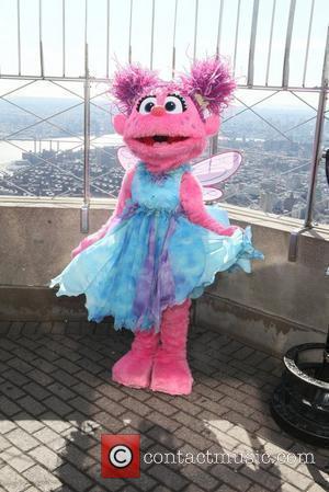 Abby Cadabby Sesame Street characters visit the top of the Empire State Building to promote 'Sesame Street Live : 123...