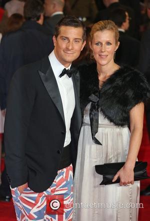 Bear Grylls with his wife James Bond Skyfall World Premiere held at the Royal Albert Hall- Arrivals London, England -...