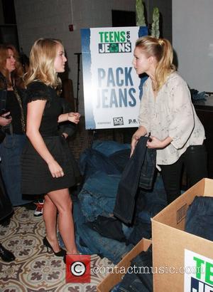Julianne Hough and Kristen Bell DoSomething.org and Aeropostale celebrate the launch of the 5th Annual 'Teens For Jeans' event held...