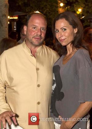 Barrett Wissman and Minnie Driver 'The 24 Hour Plays' after performance dinner at Wolf Family Vineyard Yountville, California - 14.07.12