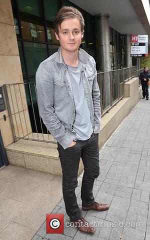 Tom Chaplin of rock band Keane  outside the Today FM studio. Tom and other band members performed tracks from...