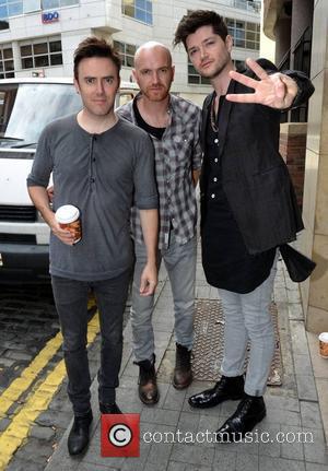 Glen Power, Mark Sheehan, Danny O'Donoghue - The Script Celebrities outside the Today FM studios Dublin, Ireland - 07.09.12