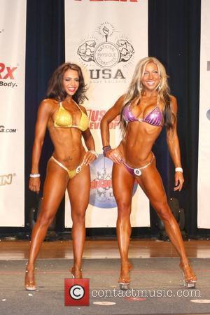 Model Vida Guerra competes in her first IFBB LA Grand Prix Pro Bikini competition  Culver City, California - 21.07.12