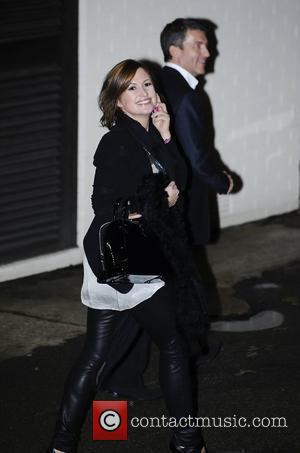 Emma Forbes leaving X Factor Fountain Sudios. London, England - 04.12.11,