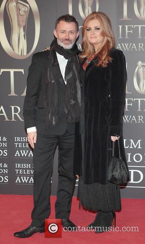 Tommy Tiernan and Yvonne McMahon - Irish Film and Television Awards 2013 at the Convention Centre Dublin- Dublin Ireland Saturday...
