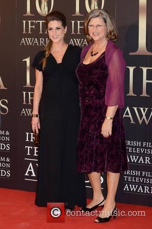 Amy Huberman and Sandra Huberman - Guests attend the 2013 IFTA Awards at The Convention Centre Dublin Ireland Saturday 9th...