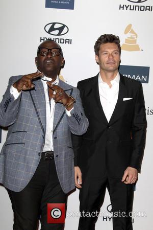 Randy Jackson and Ryan Seacrest - Clive Davis & The Recording Academy's 2013 Pre-Grammy Gala Los Angeles California United States...