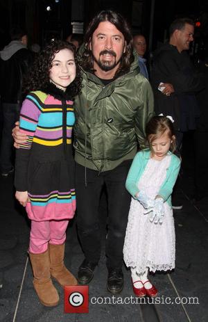 Lilla Crawford, Dave Grohl and Harper Grohl