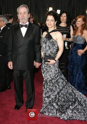 Tommy Lee Jones and Dawn Laurel-Jones - Oscars Red Carpet Arrivals at Oscars - Los Angeles, California, United States -...