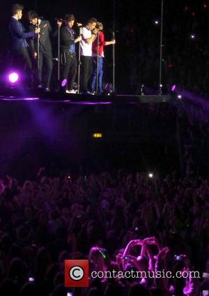 One Direction - One Direction performing during the second night...