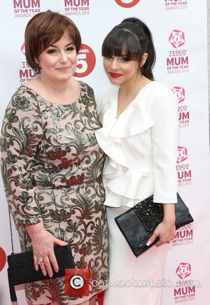 Roxanne Pallett with her Mother - Tesco Mum of the Year Awards 2013 held at the Savoy - Arrivals -...