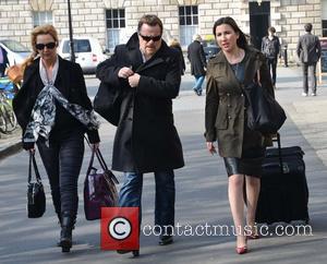 Eddie Izzard - Eddie Izzard arrives at Trinity College to receive the Burke medal from The College Historical Society -...