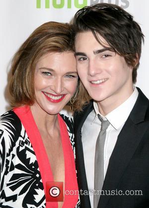 Brenda Strong and Zak Henri - 30th Anniversary PaleyFest - 'Dallas' - held at the Saban Theatre in Beverly Hills...