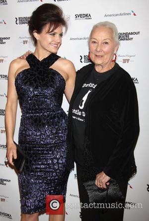 Carla Gugino and Rosemary Harris - Roundabout Theatre Company's Spring Gala held at the Hammerstein Ballroom - New York City,...