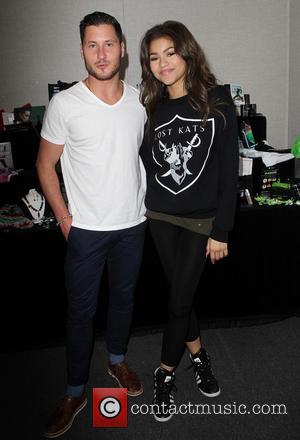 Val Chmerkovskiy and Zendaya - 'Dancing with the Stars' Season 16 - Backstage Gifting Suite held at CBS Studios -...