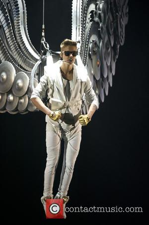 Justin Bieber - Justin Bieber performs to a sold-out crowd...